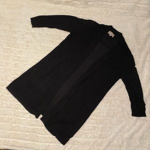 Longline Open Front Sweater